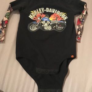 harley davidson baby onesie